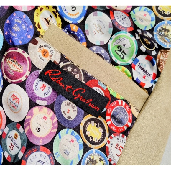 Robert Graham Tan Vegan Suede Jacket - Picture 5 of 13